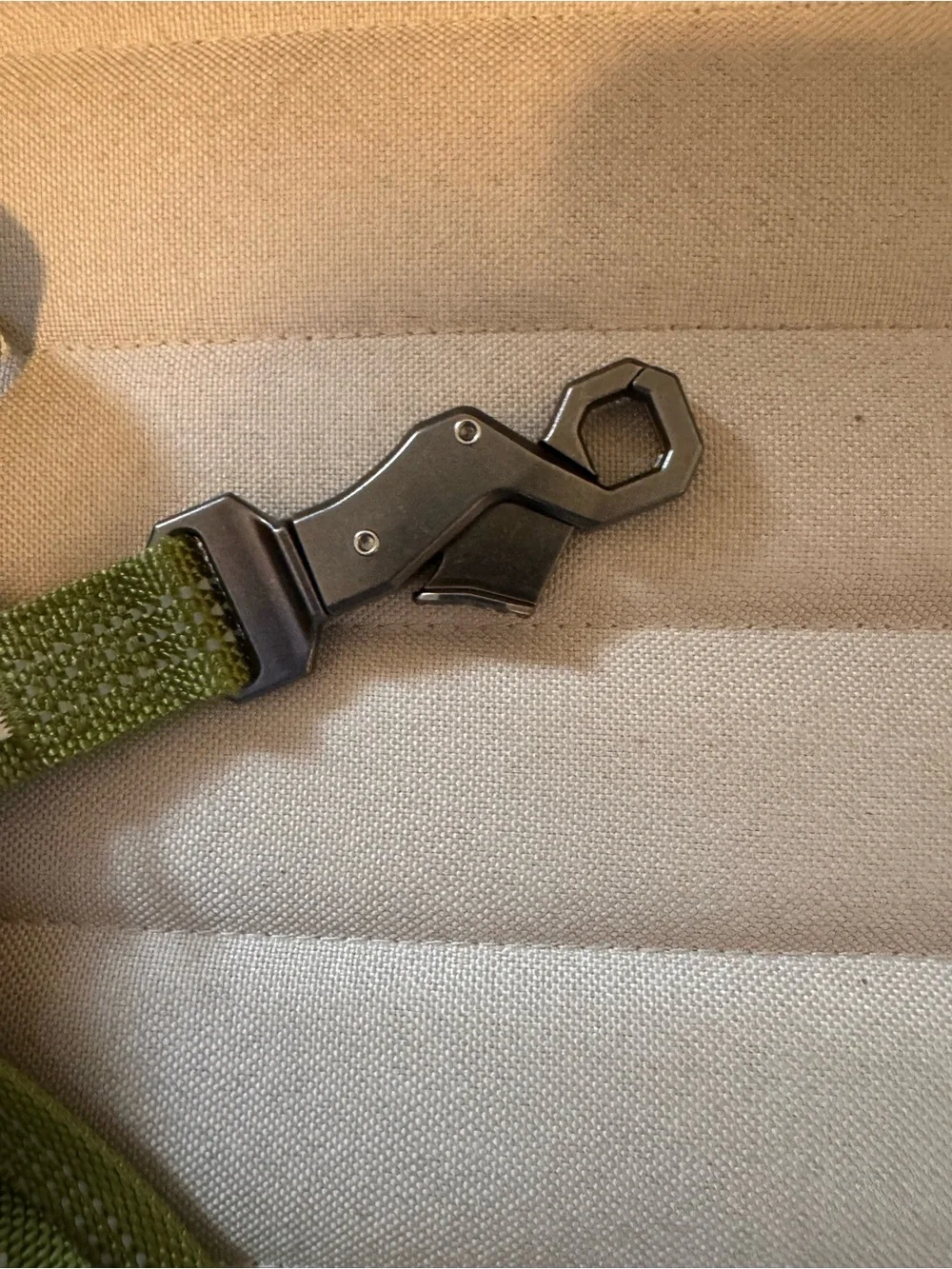 Carhartt Olive Green Dog Leash with Metal Clips